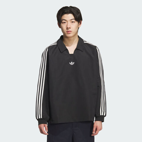 adidas Originals阿迪三叶草2025男子RUGBY POLO针织有领长TKF9602