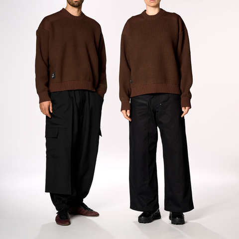 adidas Originals阿迪三叶草2025男子PADDED UT CREW针织无帽卫衣KD2560