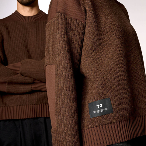 adidas Originals阿迪三叶草2025男子PADDED UT CREW针织无帽卫衣KD2560