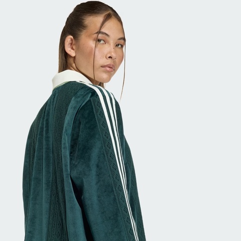 adidas Originals阿迪三叶草2025女子LS JERSEY针织有领长TKS7796