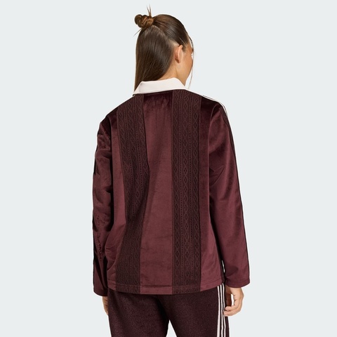 adidas Originals阿迪三叶草2025女子LS JERSEY针织有领长TKS7795