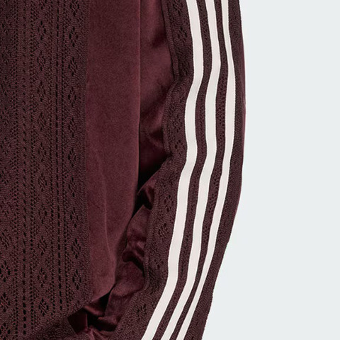 adidas Originals阿迪三叶草2025女子LS JERSEY针织有领长TKS7795