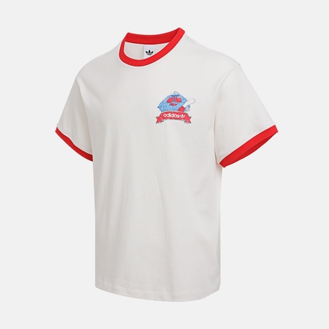 adidas Originals阿迪三叶草2025男子LIONS TEE针织无领短TKF9606