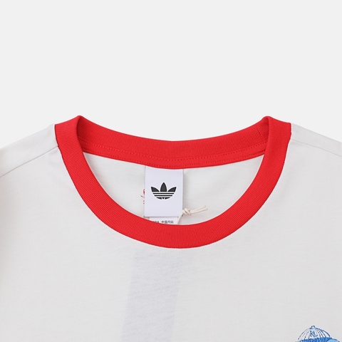 adidas Originals阿迪三叶草2025男子LIONS TEE针织无领短TKF9606