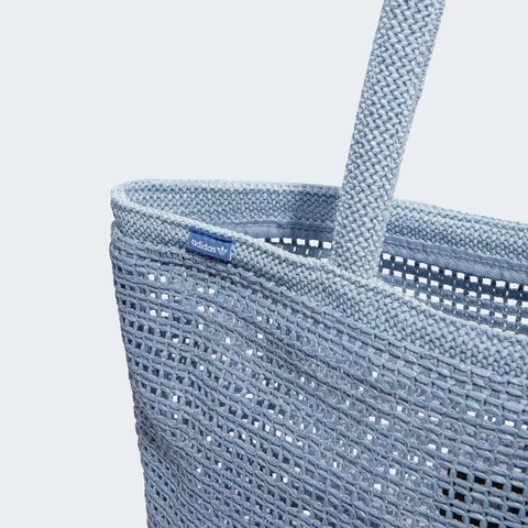 adidas Originals阿迪三叶草2025中性ORI KNIT TOTE单肩包KW2006