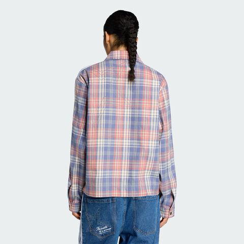 adidas Originals阿迪三叶草2025女子CHECK JACKET梭织长袖衬衫KC6277