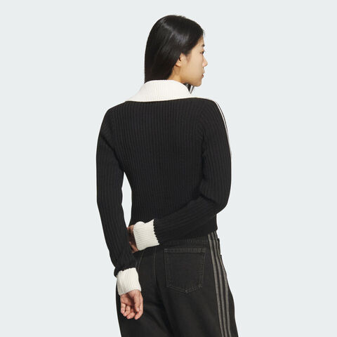 adidas Originals阿迪三叶草2025女子IH FF JKT W毛线开衫KF0718