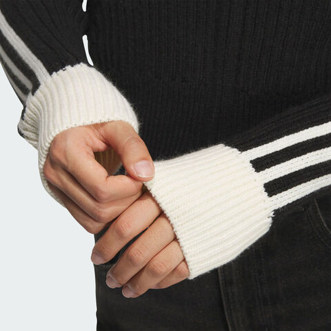 adidas Originals阿迪三叶草2025女子IH FF JKT W毛线开衫KF0718