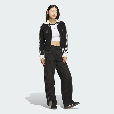 adidas Originals阿迪三叶草2025女子IH FF JKT W毛线开衫KF0718