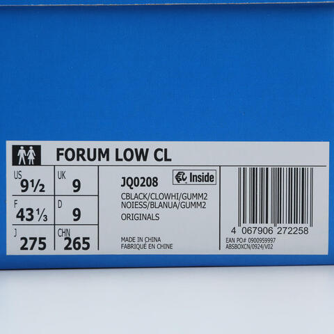 adidas Originals阿迪三叶草2025中性FORUM LOW CLORI-BBALLJQ0208
