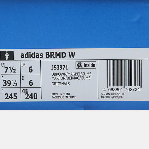 Adidas Original阿迪三叶草2026中性adidas BRMD WORI-CLASSICJS3971