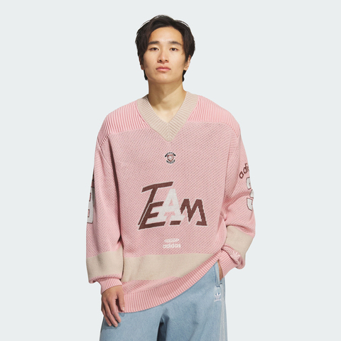 adidas Originals阿迪三叶草2025男子IH FF SWEATER M毛线套头衫KF4468