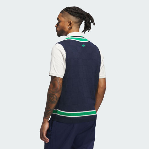 adidas Originals阿迪三叶草2025男子S Knit Vest毛线背心JN9736