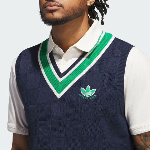 adidas Originals阿迪三叶草2025男子S Knit Vest毛线背心JN9736