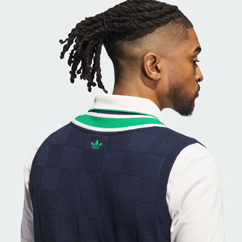 adidas Originals阿迪三叶草2025男子S Knit Vest毛线背心JN9736