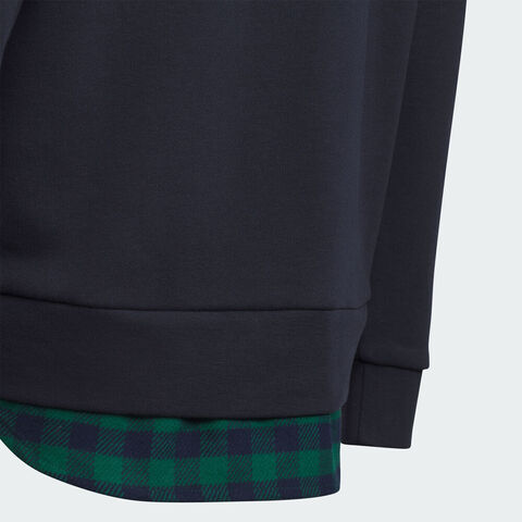 adidas Originals阿迪三叶草2025男大童JK TS KN CREW针织无帽卫衣KF7347