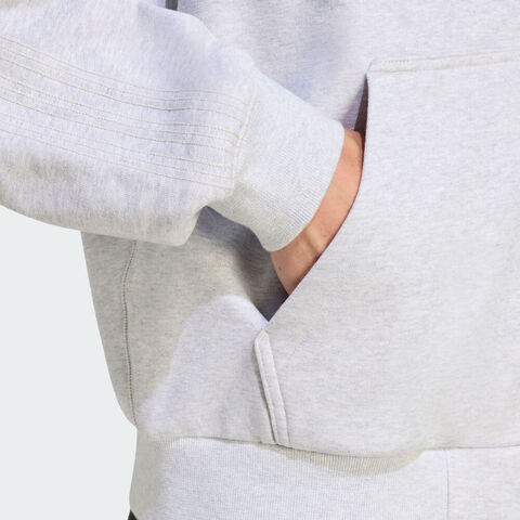 adidas Originals阿迪三叶草2025男子P ESS FZ HD针织连帽卫衣JW1071