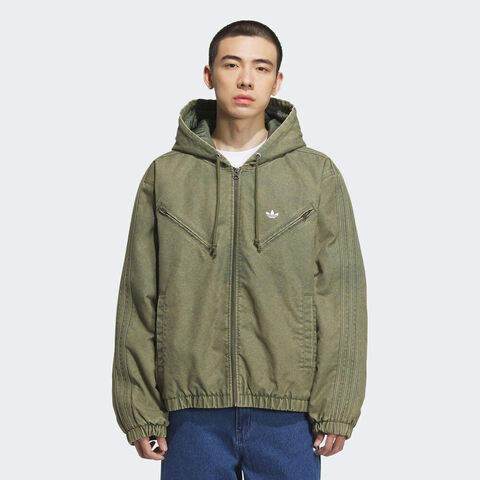 adidas Originals阿迪三叶草2025男子PRE ESS JKT PAD薄棉服KC2641