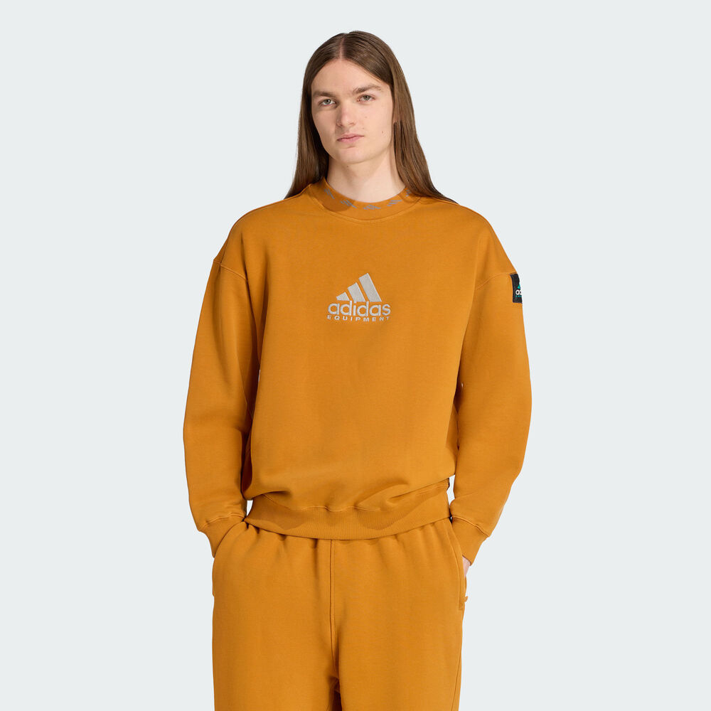 adidas Originals阿迪三叶草2025男子EQT SWEATSHIRT针织无帽卫衣JX1457