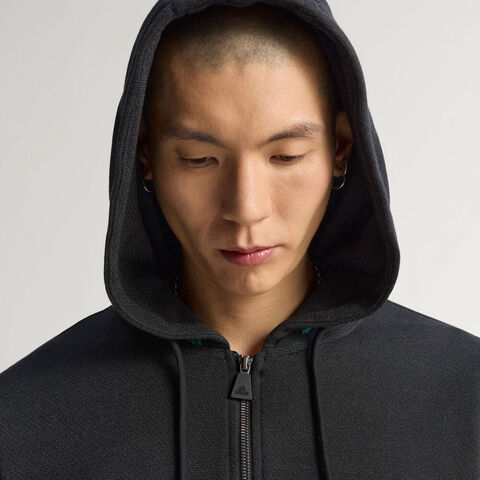 adidas Originals阿迪三叶草2025男子EQT HOODIE针织连帽卫衣JX1460