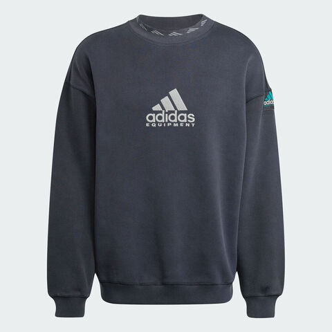 adidas Originals阿迪三叶草2025男子EQT SWEATSHIRT针织无帽卫衣JV7646