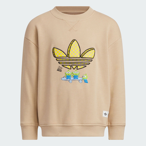 adidas Originals阿迪三叶草2025男小童LK TS CREW SET长袖套服KF7345