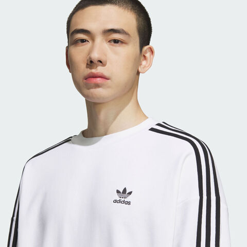 adidas Originals阿迪三叶草2025男子OVERSIZE CREW针织无帽卫衣KD1834