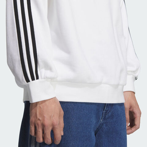adidas Originals阿迪三叶草2025男子OVERSIZE CREW针织无帽卫衣KD1834