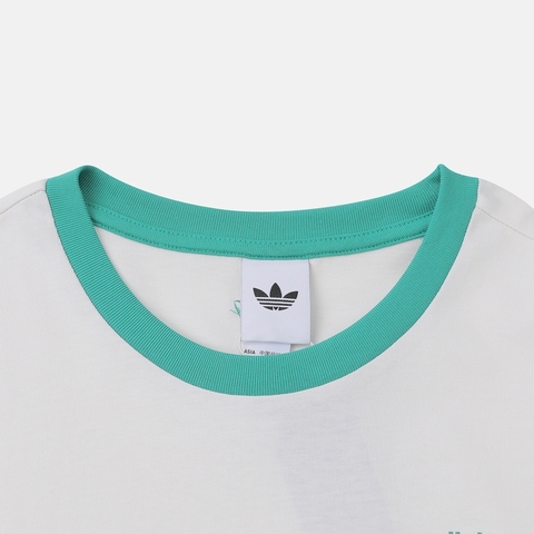 adidas Originals阿迪三叶草2025男子TENNIS TEE针织无领短TKF9604