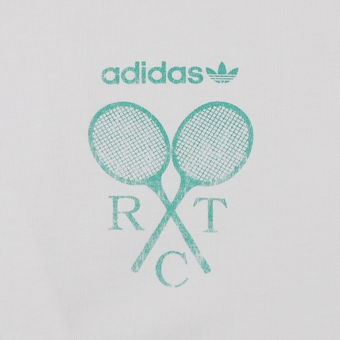 adidas Originals阿迪三叶草2025男子TENNIS TEE针织无领短TKF9604