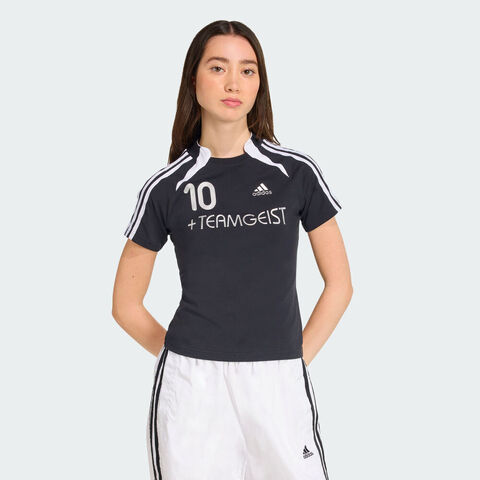 adidas Originals阿迪三叶草2025女子TIGHT TEE针织无领短TKE9812