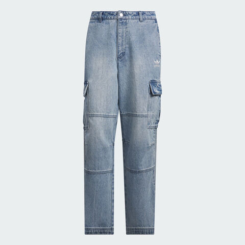 adidas Originals阿迪三叶草2025男子BLUE DENIM P牛仔长裤KS5980