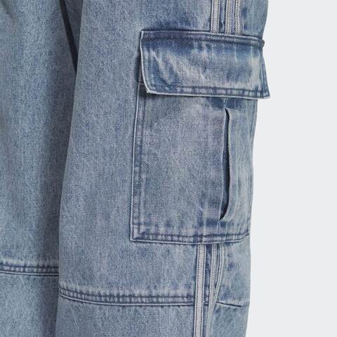 adidas Originals阿迪三叶草2025男子BLUE DENIM P牛仔长裤KS5980