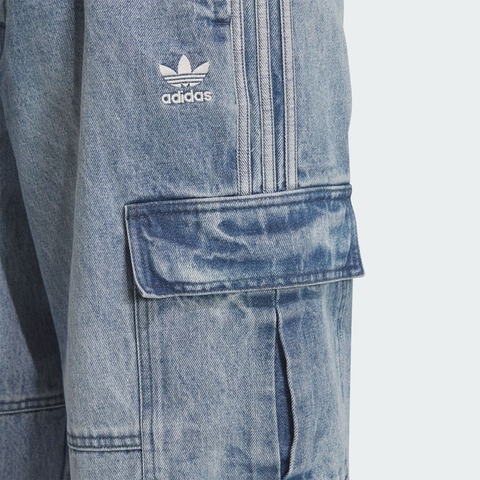 adidas Originals阿迪三叶草2025男子BLUE DENIM P牛仔长裤KS5980