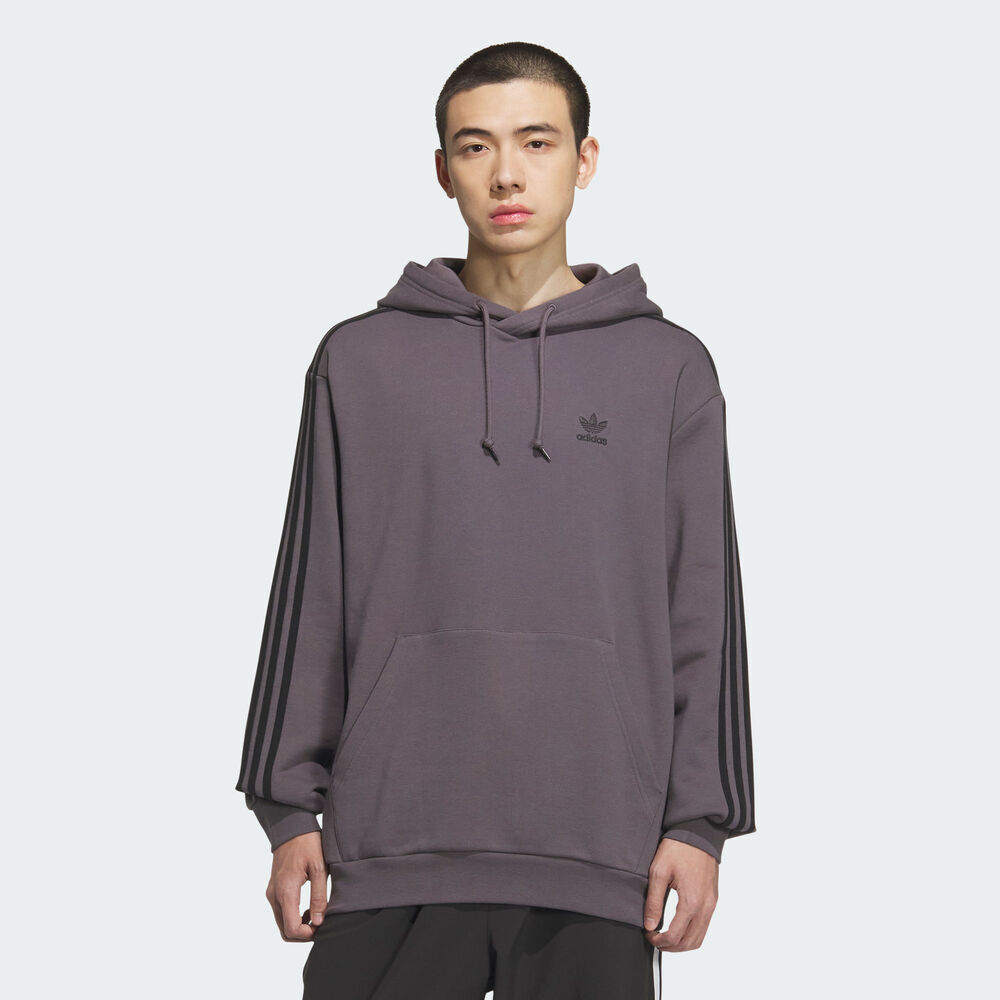 adidas Originals阿迪三叶草2025男子BAGGY HOODIE针织连帽卫衣KD1861