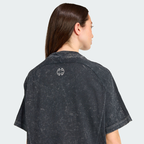 adidas Originals阿迪三叶草2025女子RHINESTONE TEE针织无领短TKF3113