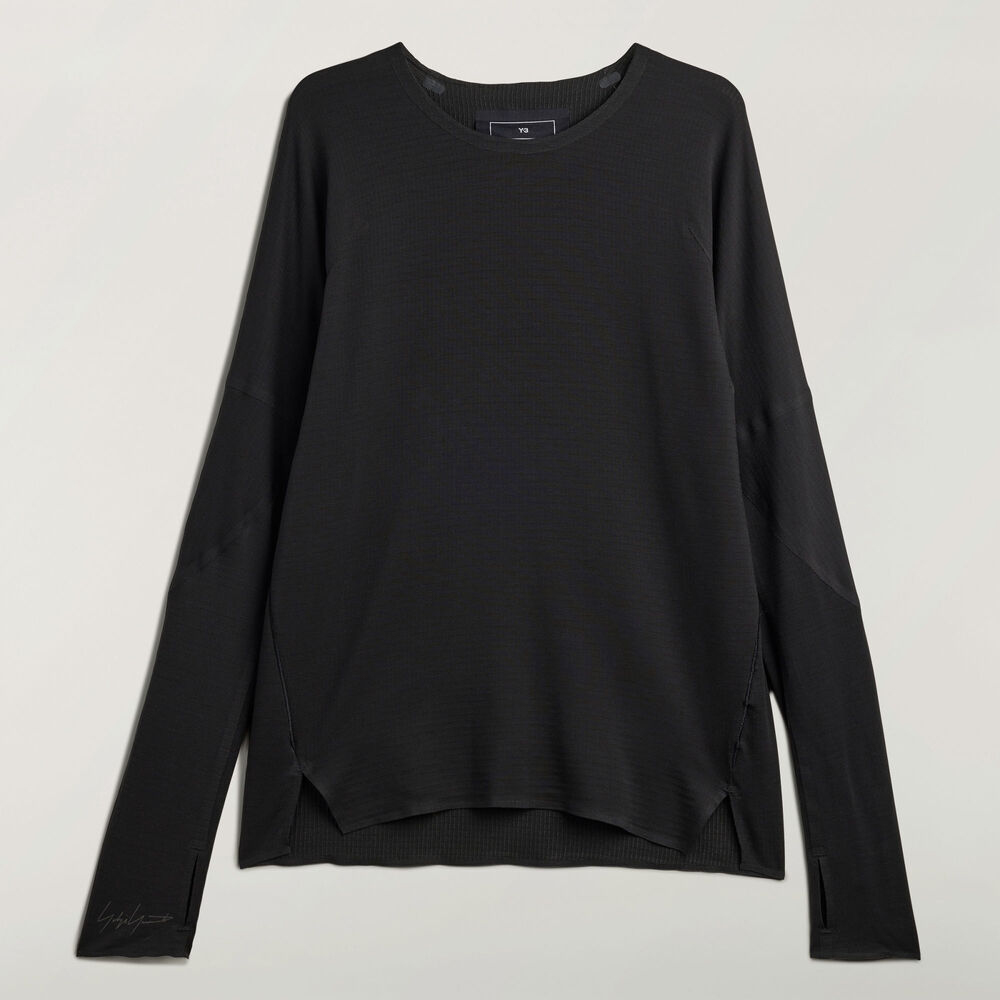 adidas Originals阿迪三叶草2025男子M RUN LS针织无领长TJX4806