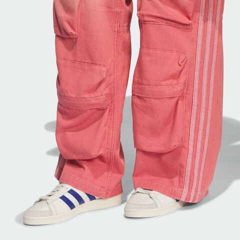 adidas Originals阿迪三叶草2025女子IH DENIM CARGO牛仔长裤KC5869