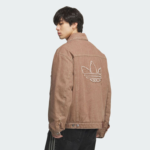 adidas Originals阿迪三叶草2025男子DENIM PAD WASH薄棉服KB5447