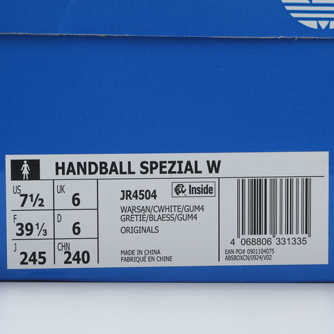 adidas Originals阿迪三叶草2025中性HANDBALL SPEZIAL WENERGYJR4504