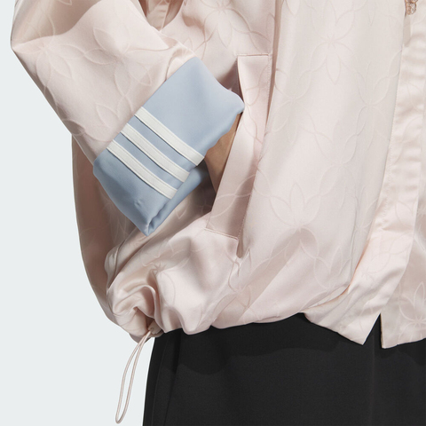 adidas Originals阿迪三叶草2025女子NEW CN SHIRT JK梭织无帽外套KB6408