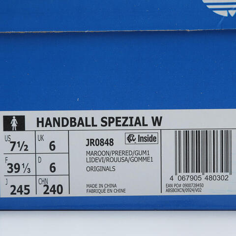 adidas Originals阿迪三叶草2025中性HANDBALL SPEZIAL WORI-CLASSICJR0848