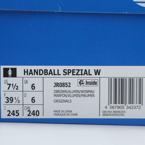 adidas Originals阿迪三叶草2025中性HANDBALL SPEZIAL WORI-CLASSICJR0852
