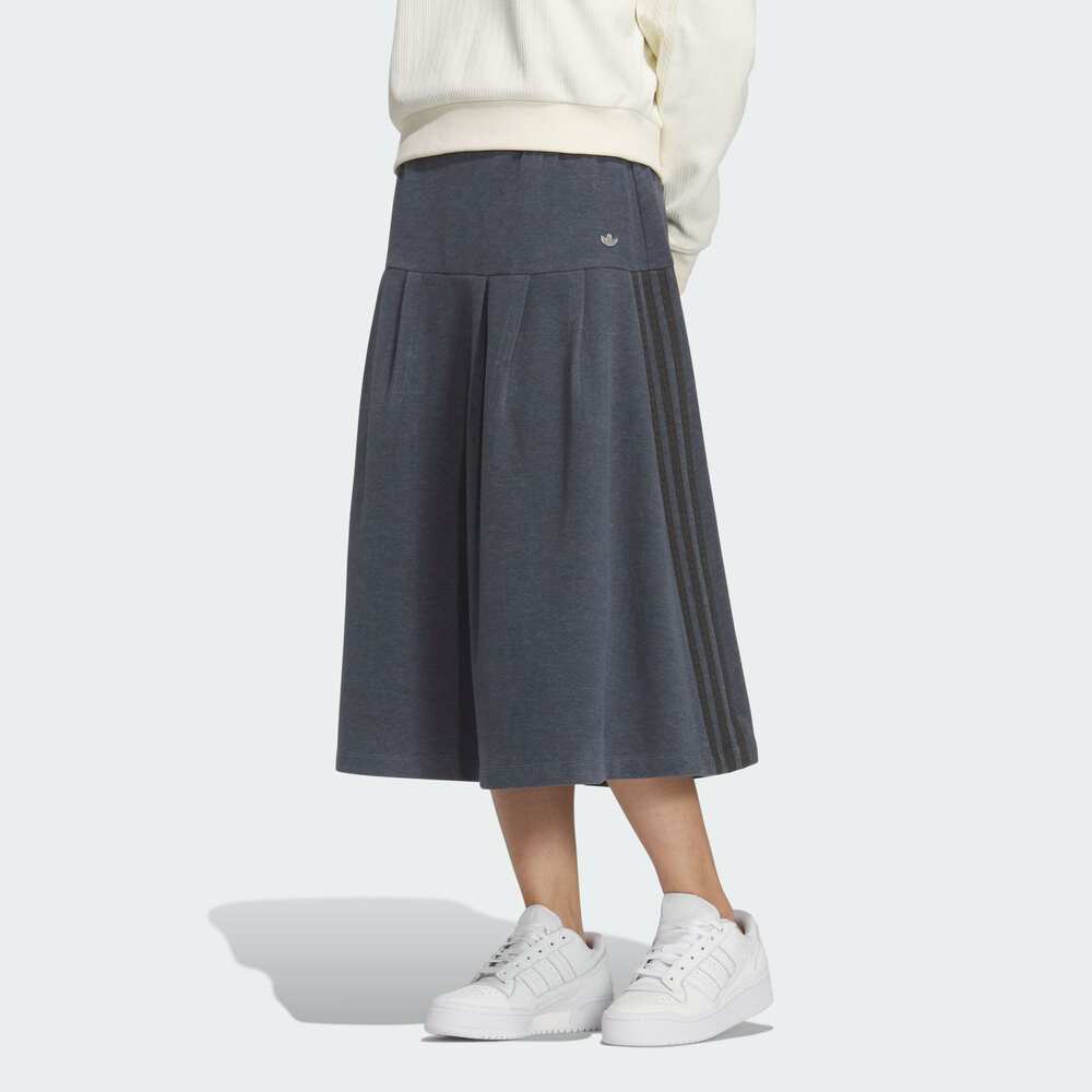 adidas Originals阿迪三叶草2025女子PLEATED SKIRT针织长裙KS5986
