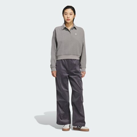 adidas Originals阿迪三叶草2025女子STREET W PANT梭织长裤KS5959