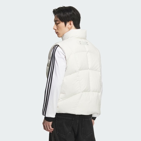 adidas Originals阿迪三叶草2025男子VEST DOWN U羽绒背心KV3987