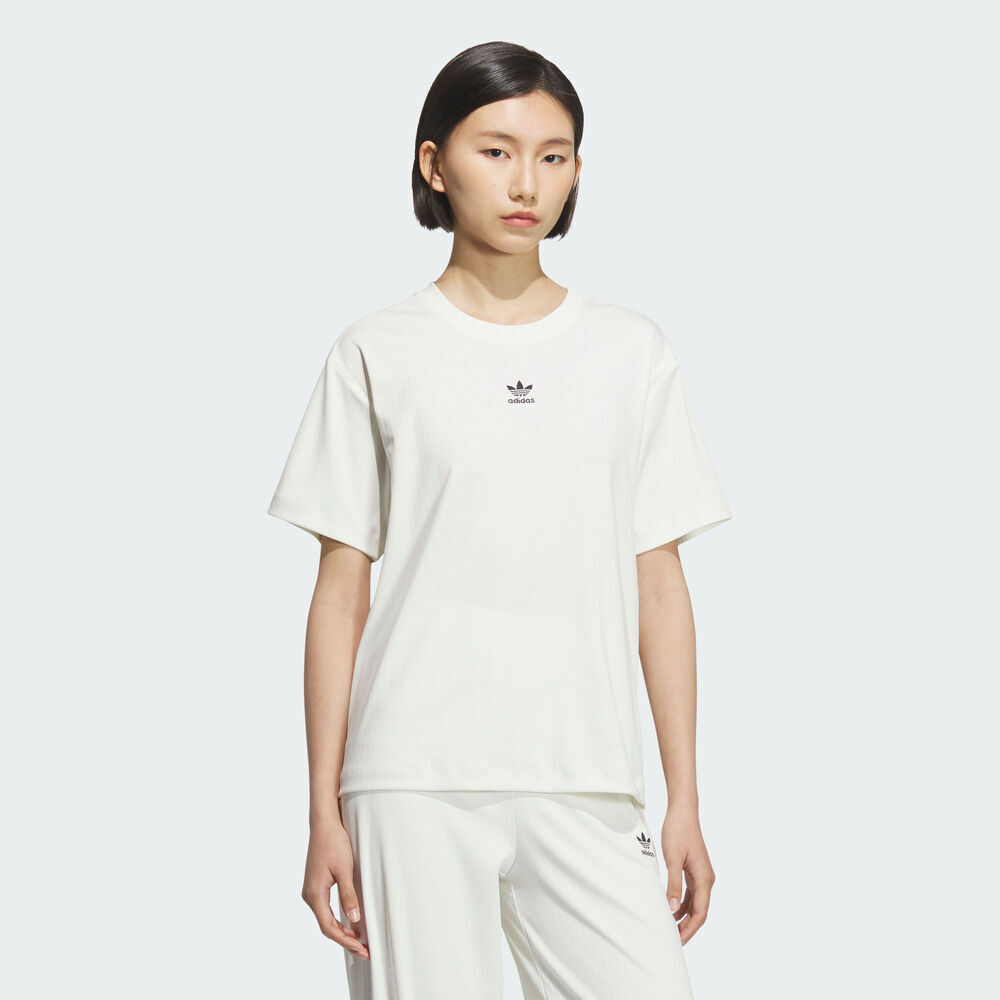 adidas Originals阿迪三叶草2025女子ESS WR TEE针织无领短TKD1862