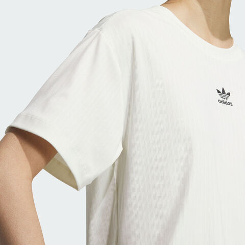 adidas Originals阿迪三叶草2025女子ESS WR TEE针织无领短TKD1862