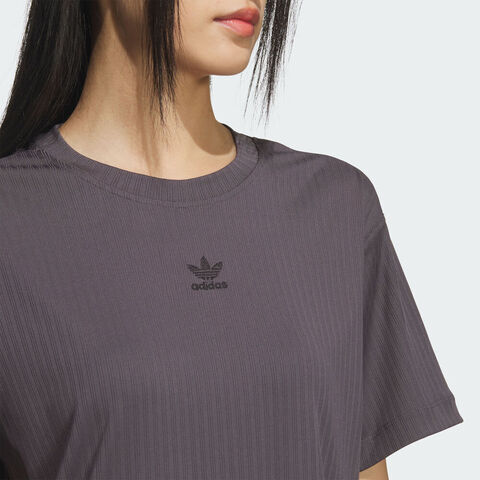 adidas Originals阿迪三叶草2025女子ESS WR TEE针织无领短TKD1863