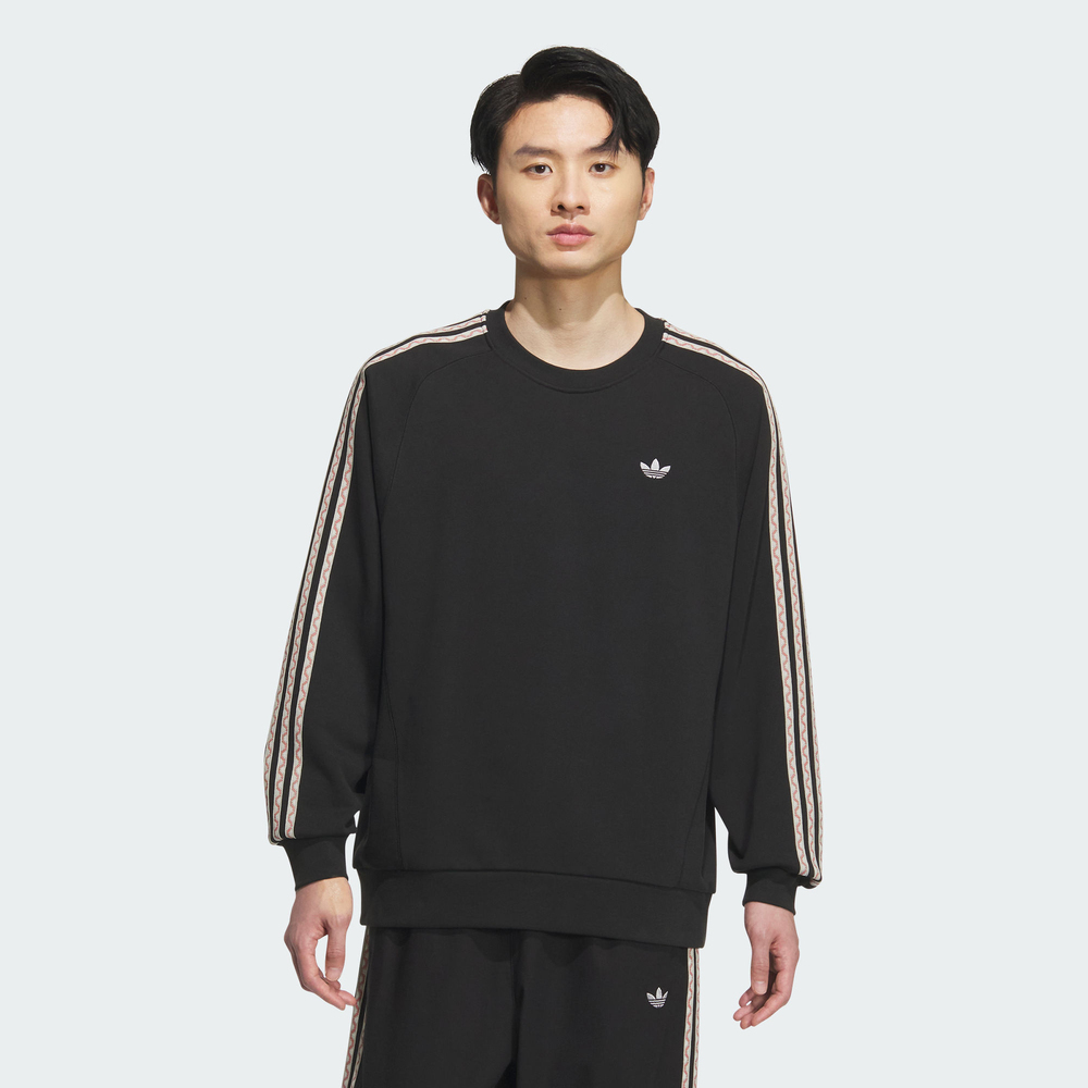 adidas Originals阿迪三叶草2025男子TOC SWEAT CREW针织无帽卫衣KC0107